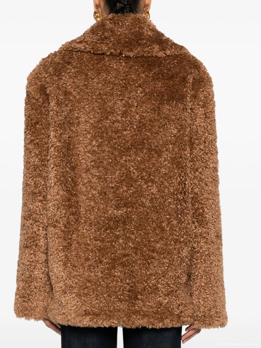 Cheap faux-shearling McCartney Fluffy Stella Women jacket 0701